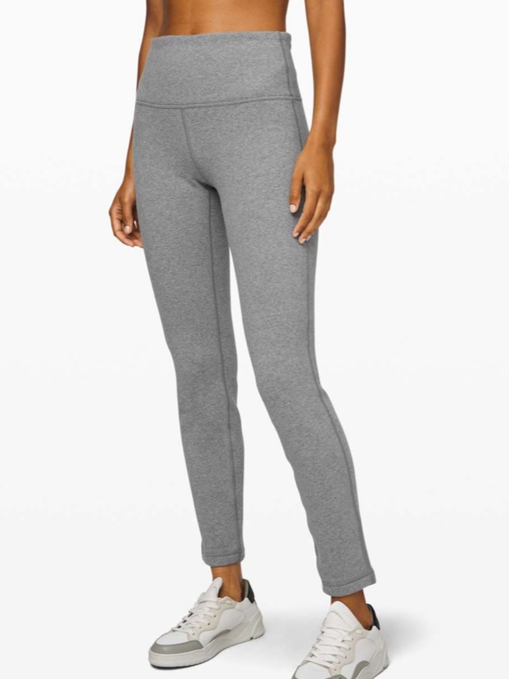 LULULEMON Wunder Lounge Pant 28" *updated fit in Heathered Core Medium Grey sz 2